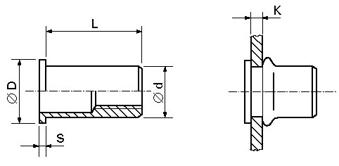 Nýt. matice M4 C/ROF 2,1,nerez (FILKO)