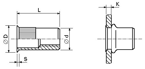 Nýt. matice M5-41 R SK ST (FILKO)