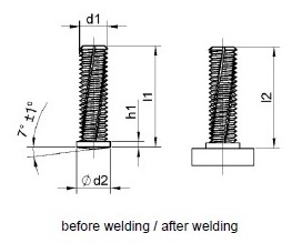 M 6 x 25 St37-3 LACK-NUT