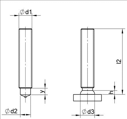 RD M 5 x 10 - 4.8 - ponikl. bez hlin. kuličky 
