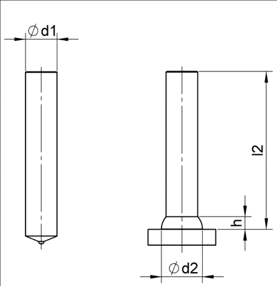 UD 10 x 25 - 1.4301 - s ker. kr.
